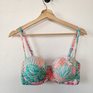 Lilly Pulitzer Underwire Bikini Top Size 10